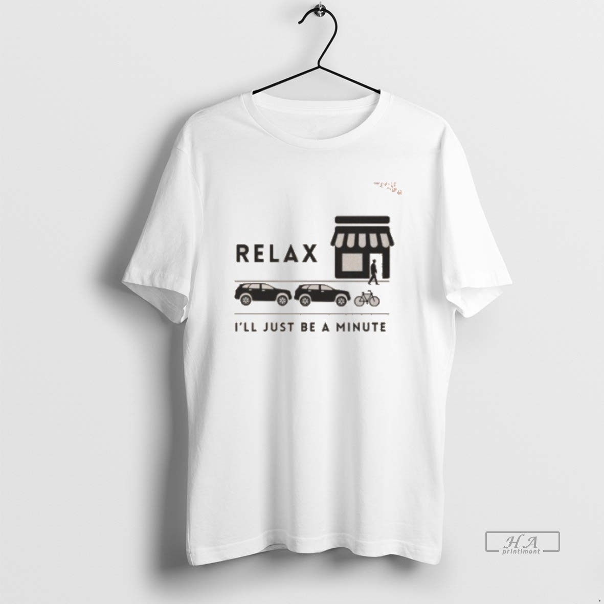 Official Awesome Relax Ill Just Be A Minute Washed T Shirt