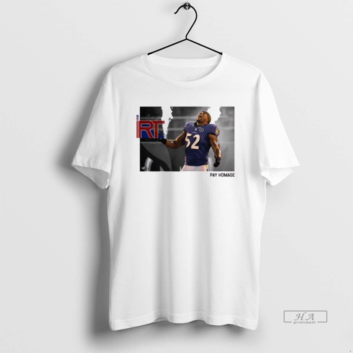 Official Baltimore Ravens Ray Lewis Pay Homage T Shirt