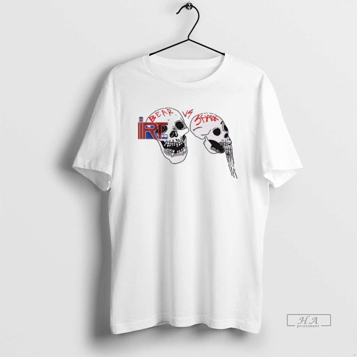 Official Bearvsshark Skulls Snowcone T Shirt