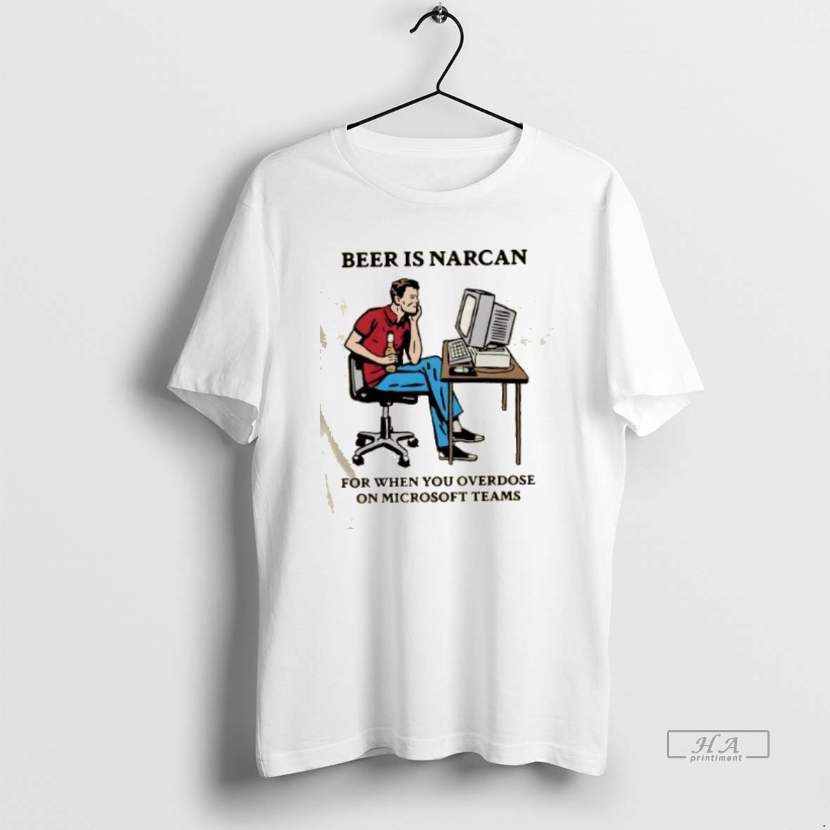 Official Beer Is Narcan For When You Overdose On Teams Cartoon Shirt