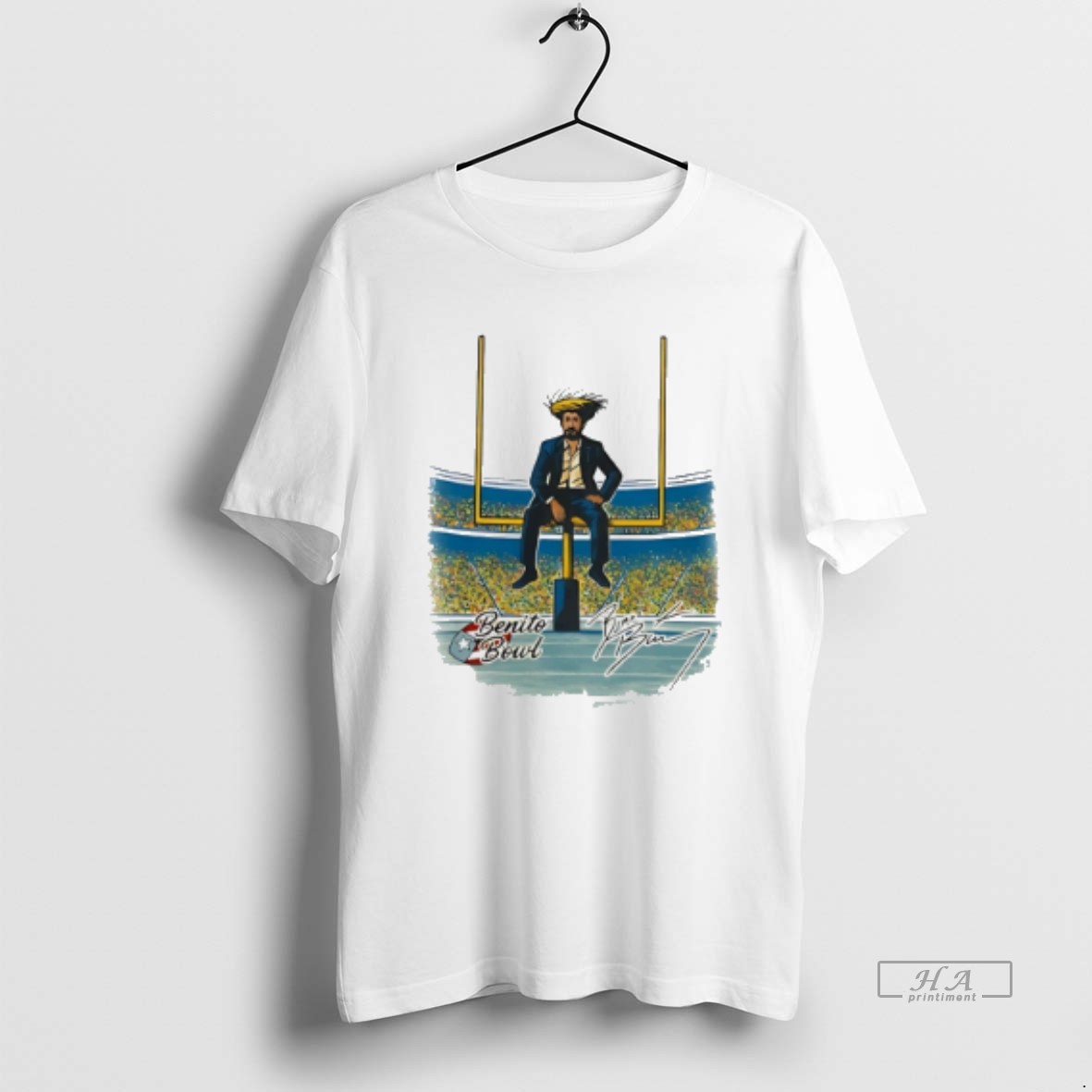 Official Benito Bowl Puerto Rico Signature Vintage T Shirt
