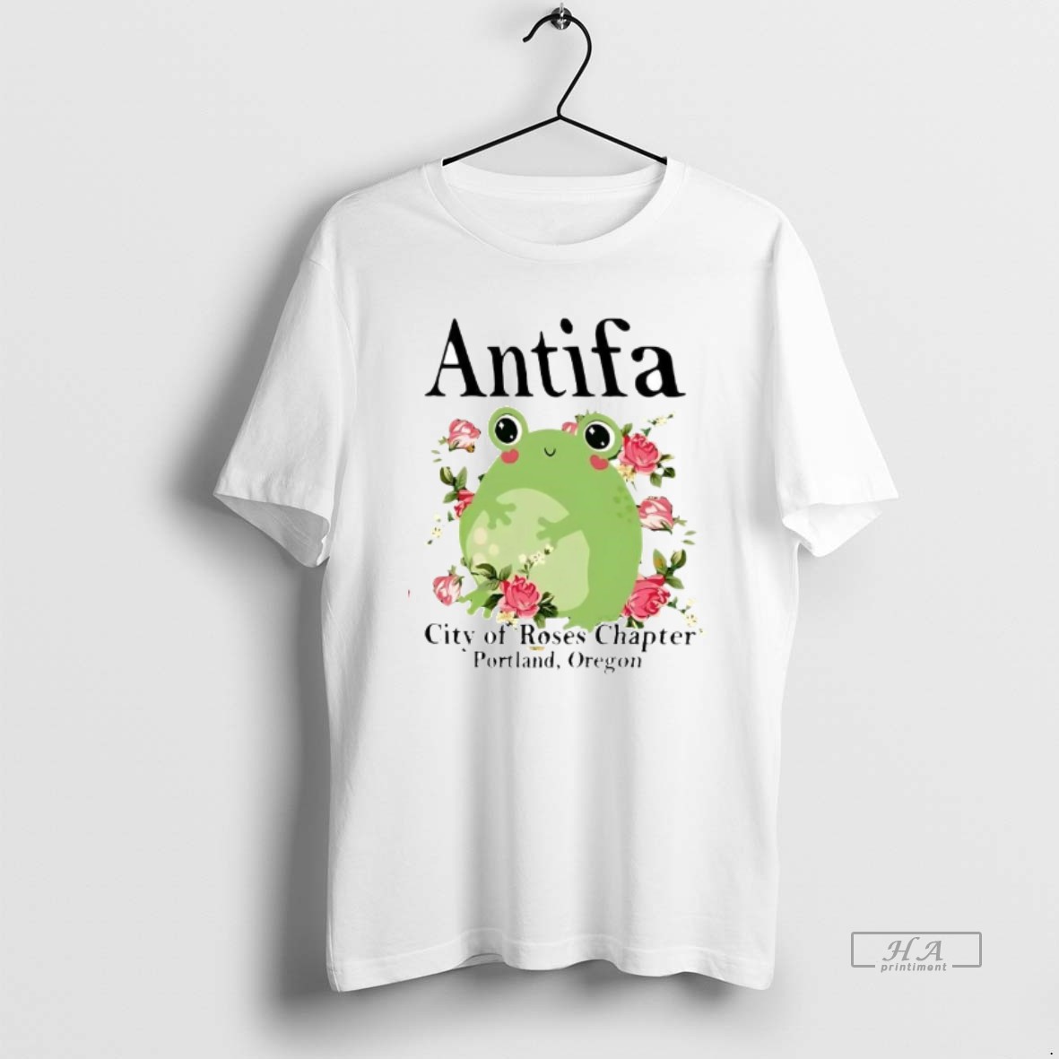 Official Best Antifa City Of Roses Frog T Shirt