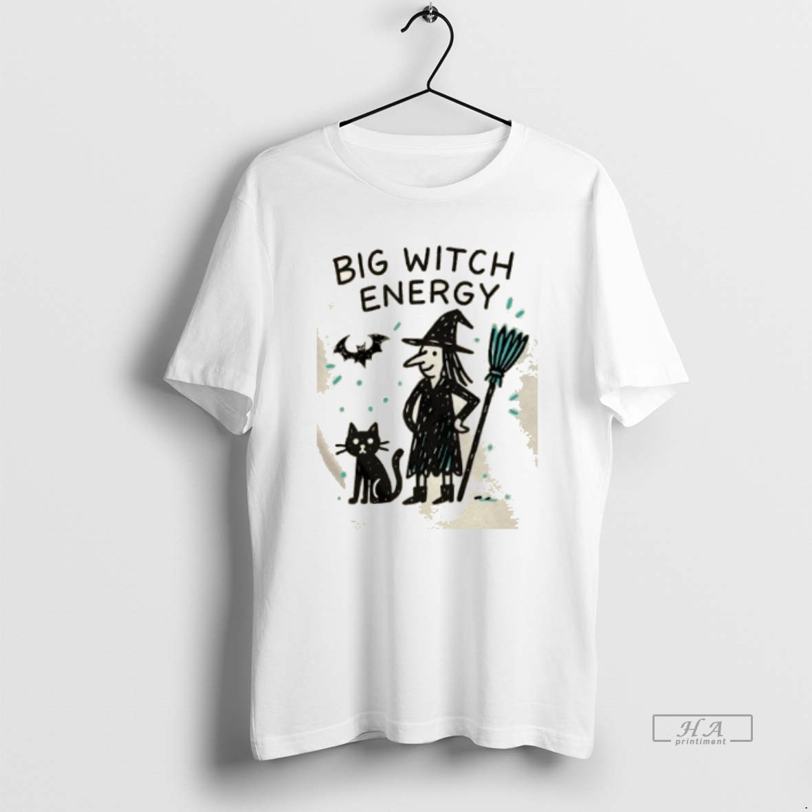 Official Big Witch Energy Witch Wiccan And Halloween Shirt
