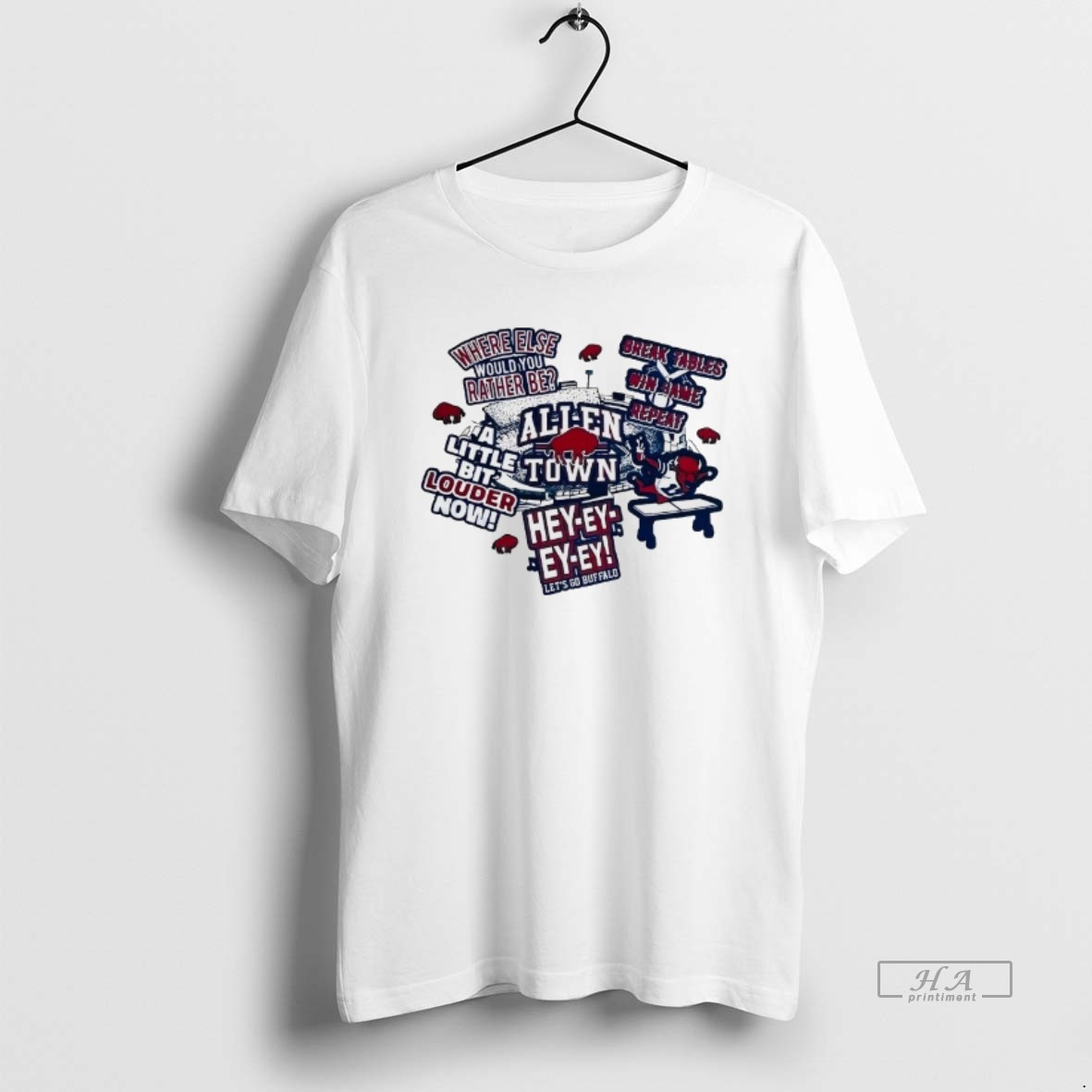 Official Buffalo Bills Allen Town Where Else Would You Rather Be Shirt