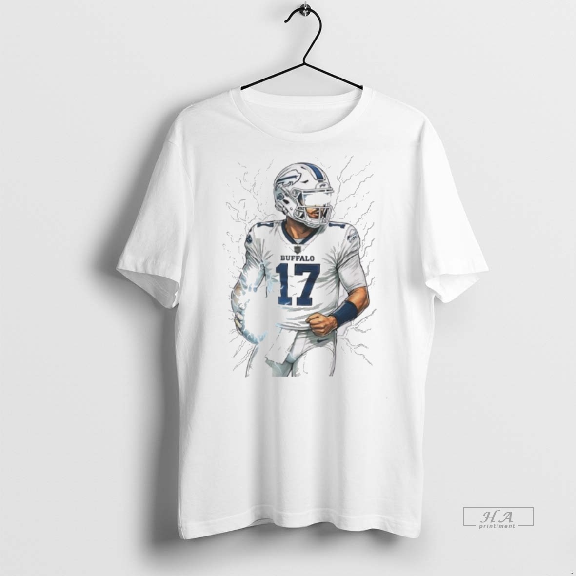 Official Buffalo Bills Josh Allen Electric Softstyle Shirt Hoodie