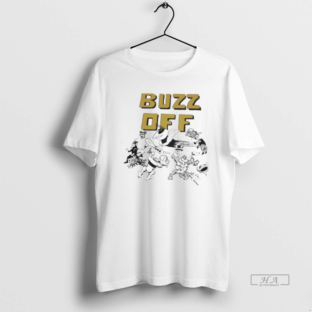 Official Buzz Off Mascots War Sport Shirt