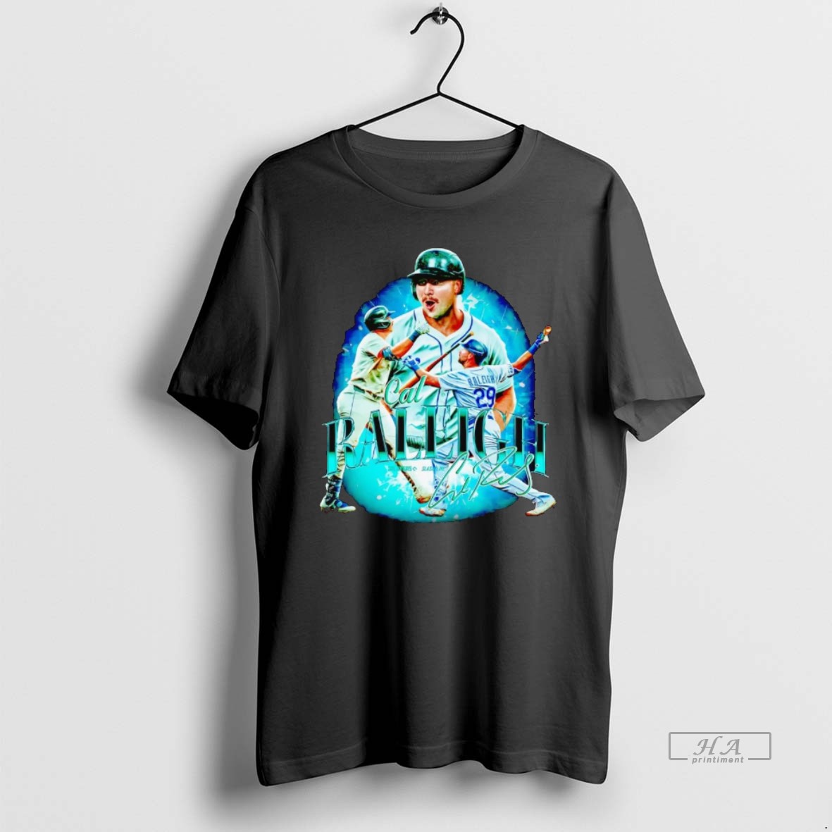 Official Cal Raleigh Picture Collage Seattle Mariners T Shirt