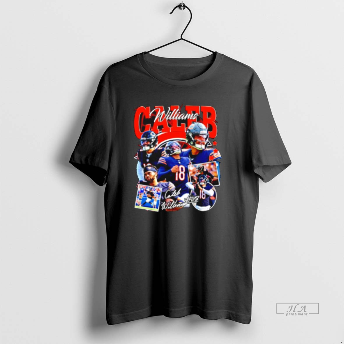 Official Caleb Williams Chicago Bears Signature Vintage T Shirt