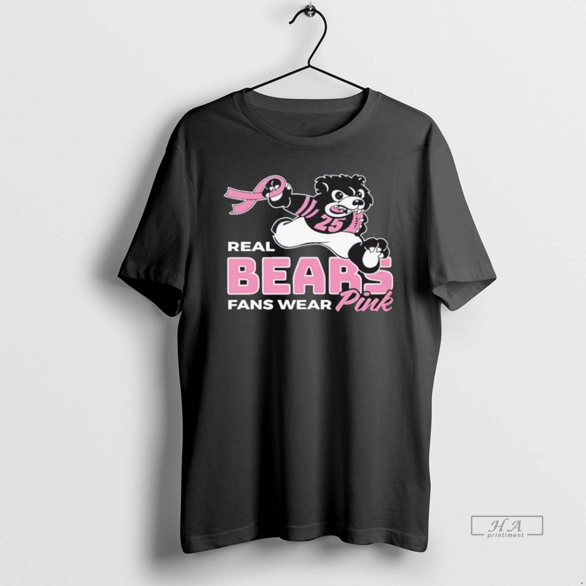 Official Caleb Williams Real Bears Fans Wear Pink Shirt