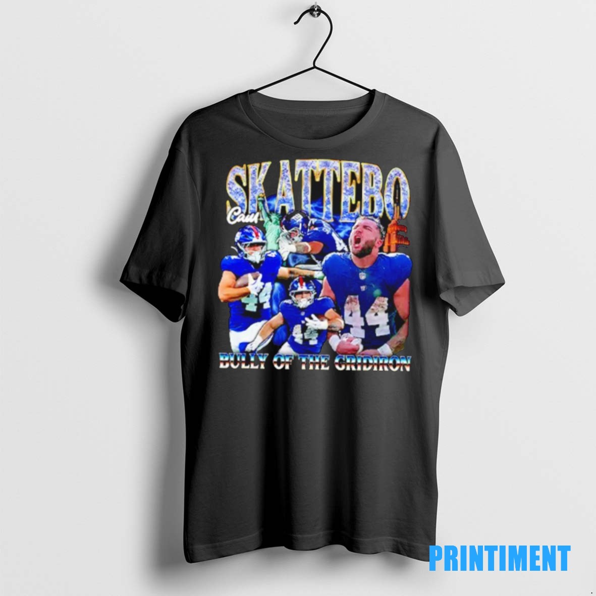 Official Cameron Skattebo Nfl New York Giants Bully Of The Gridiron Tee Sweater Hoodie