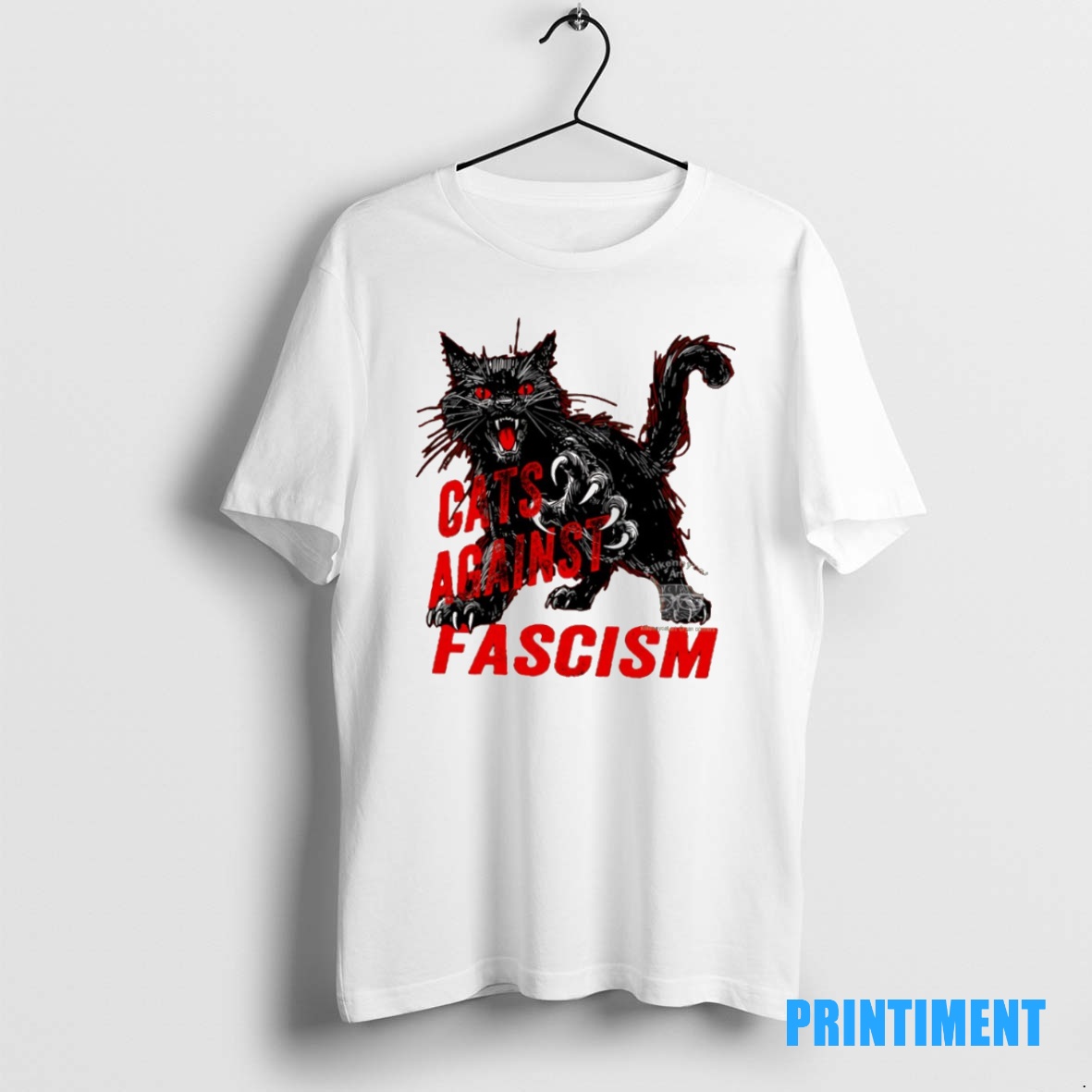 Official Cats Against Fascism Tee Sweater Hoodie
