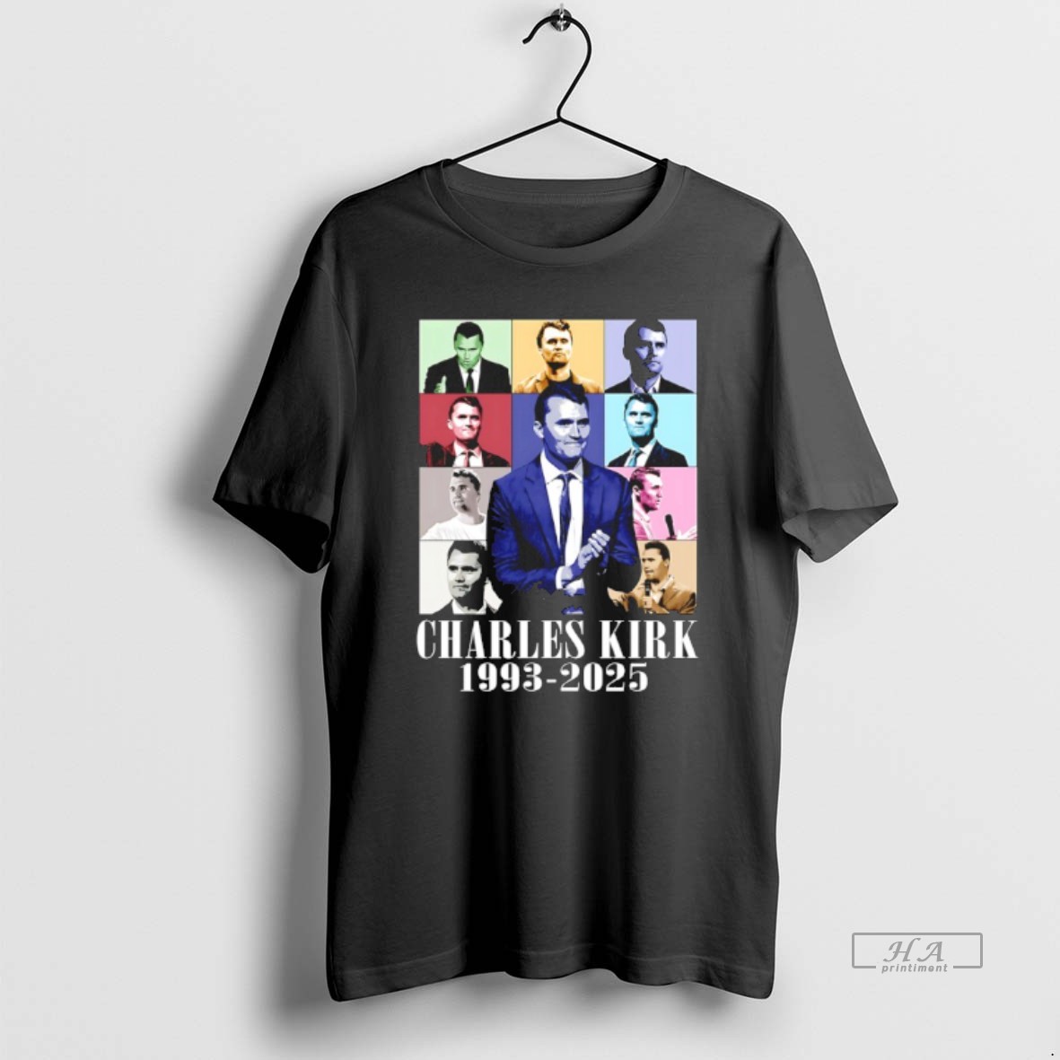 Official Charlie Kirk 1993 2025 Ear Tour Styler Shirt