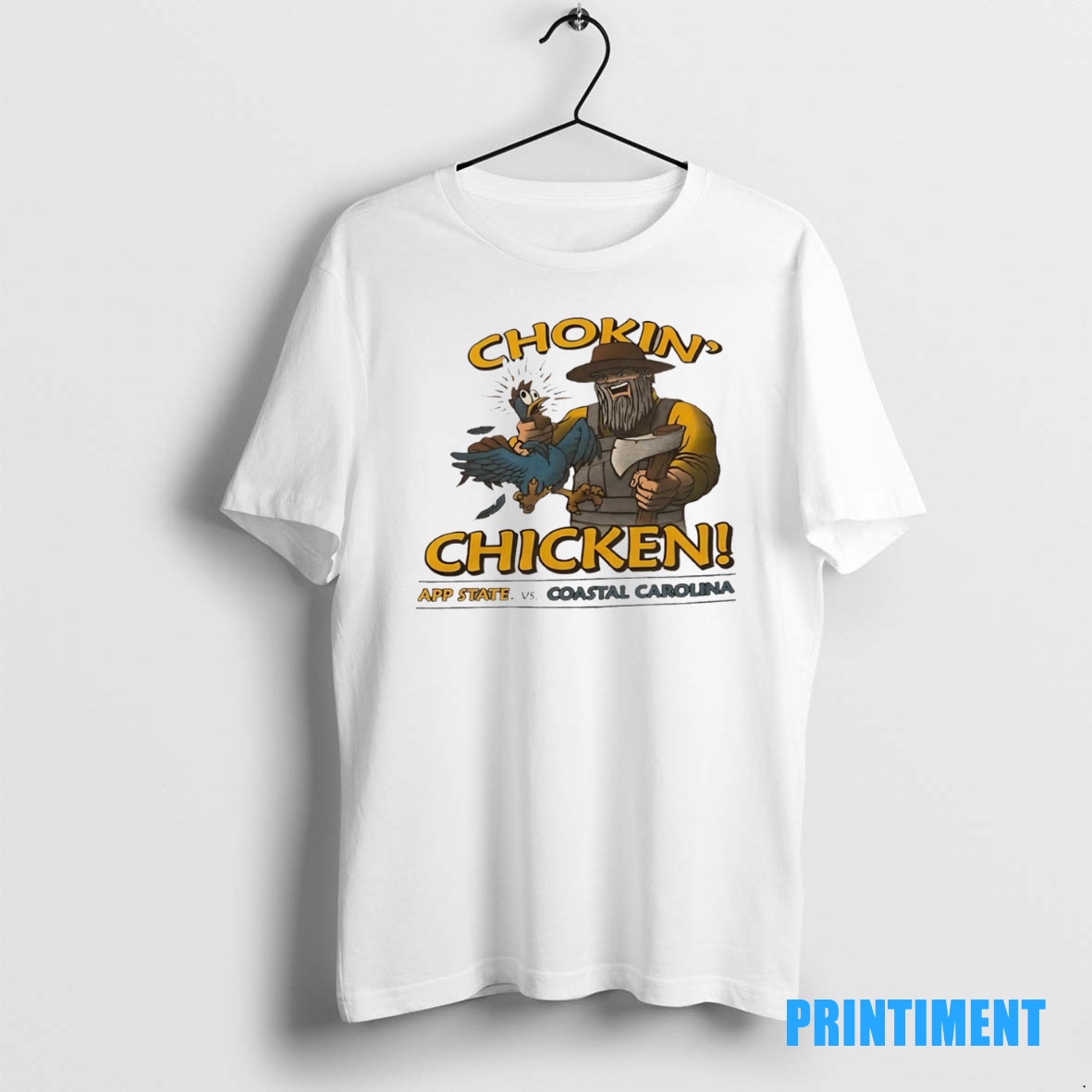 Official Chokin Chicken App State Vs Coastal Carolina Tee Sweater Hoodie