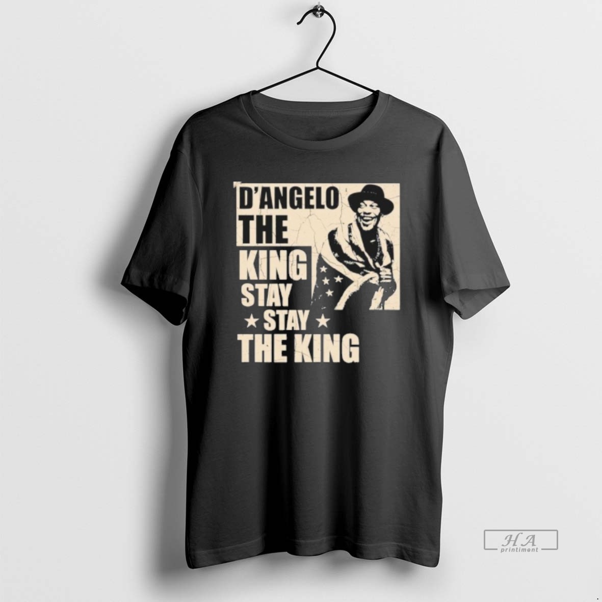 Official Dangelo Voodoo The King Stay Stay The King T Shirt