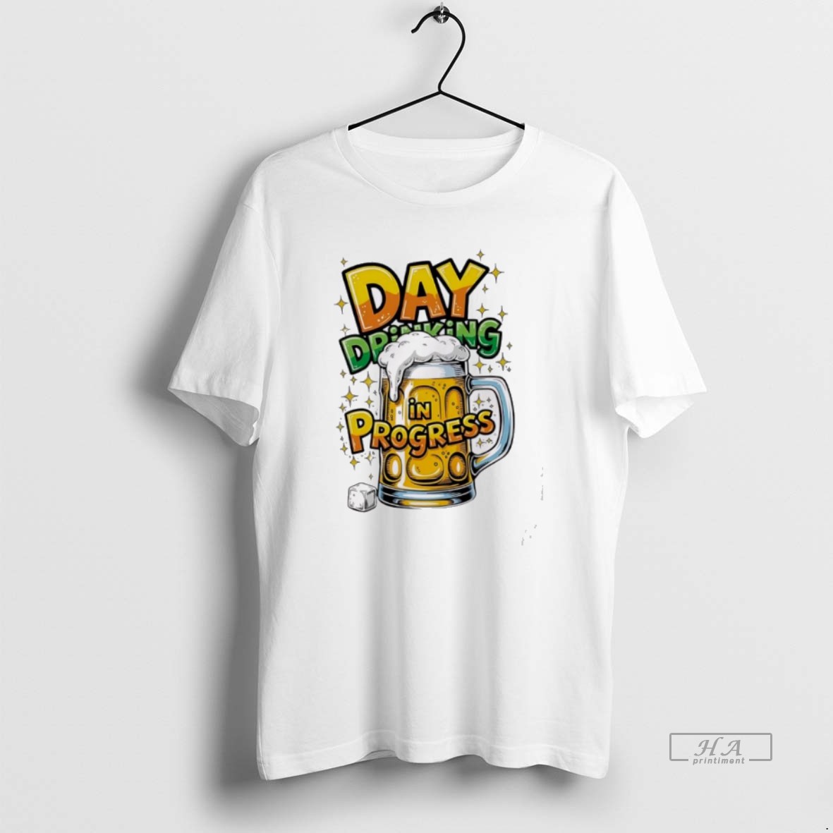 Official Day Drinking In Progress Beer T Shirt 2