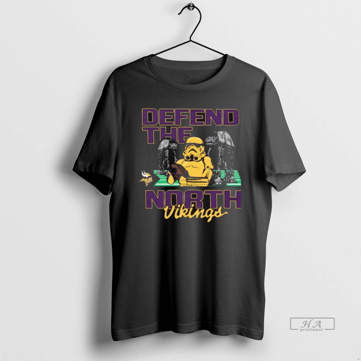 Official Defend The North Minnesota Vikings Star Wars X Nfl Fanart T Shirt