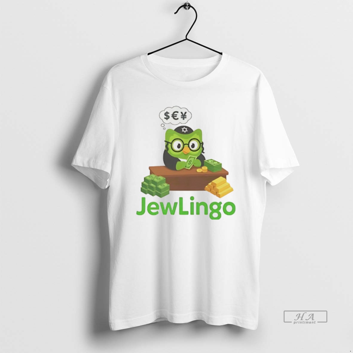 Official Duolingo Jewlingo Money T Shirt