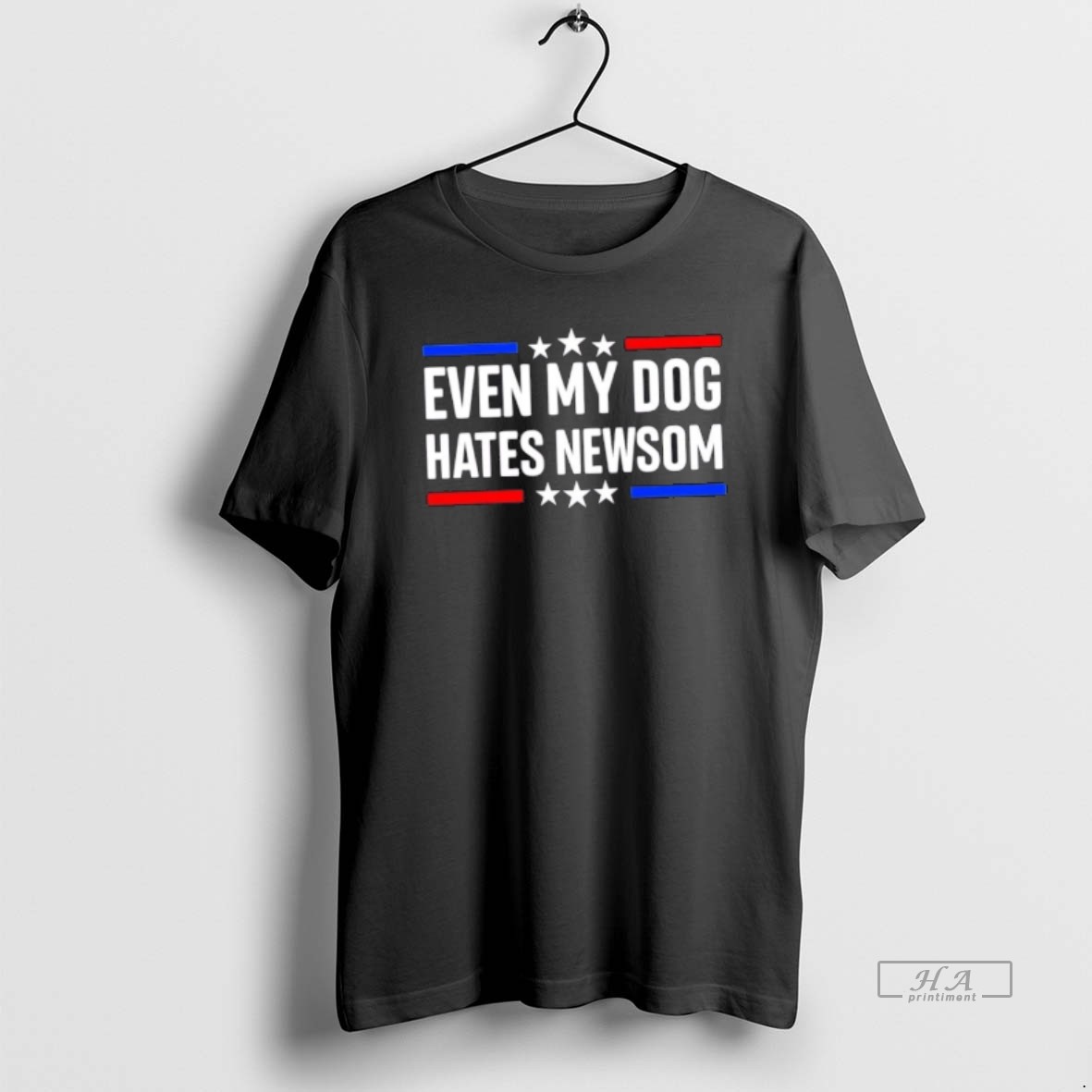 Official Even My Dog Hates Gavin Newsom Stars Shirt
