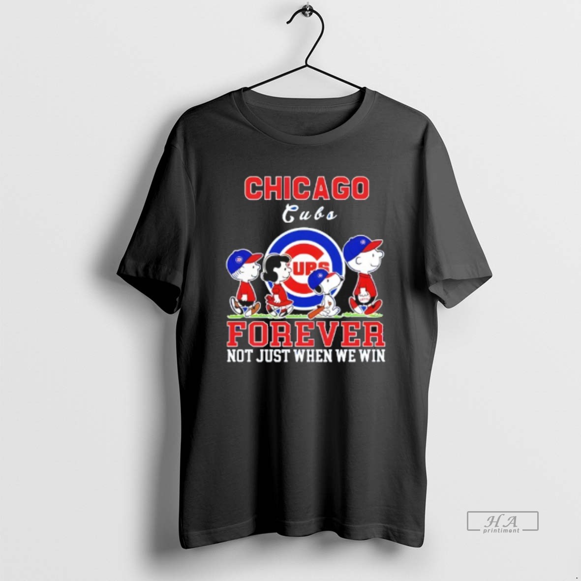 Official Forever Chicago Cubs Snoopy And Peanuts Forever Not Just When We Win Shirt