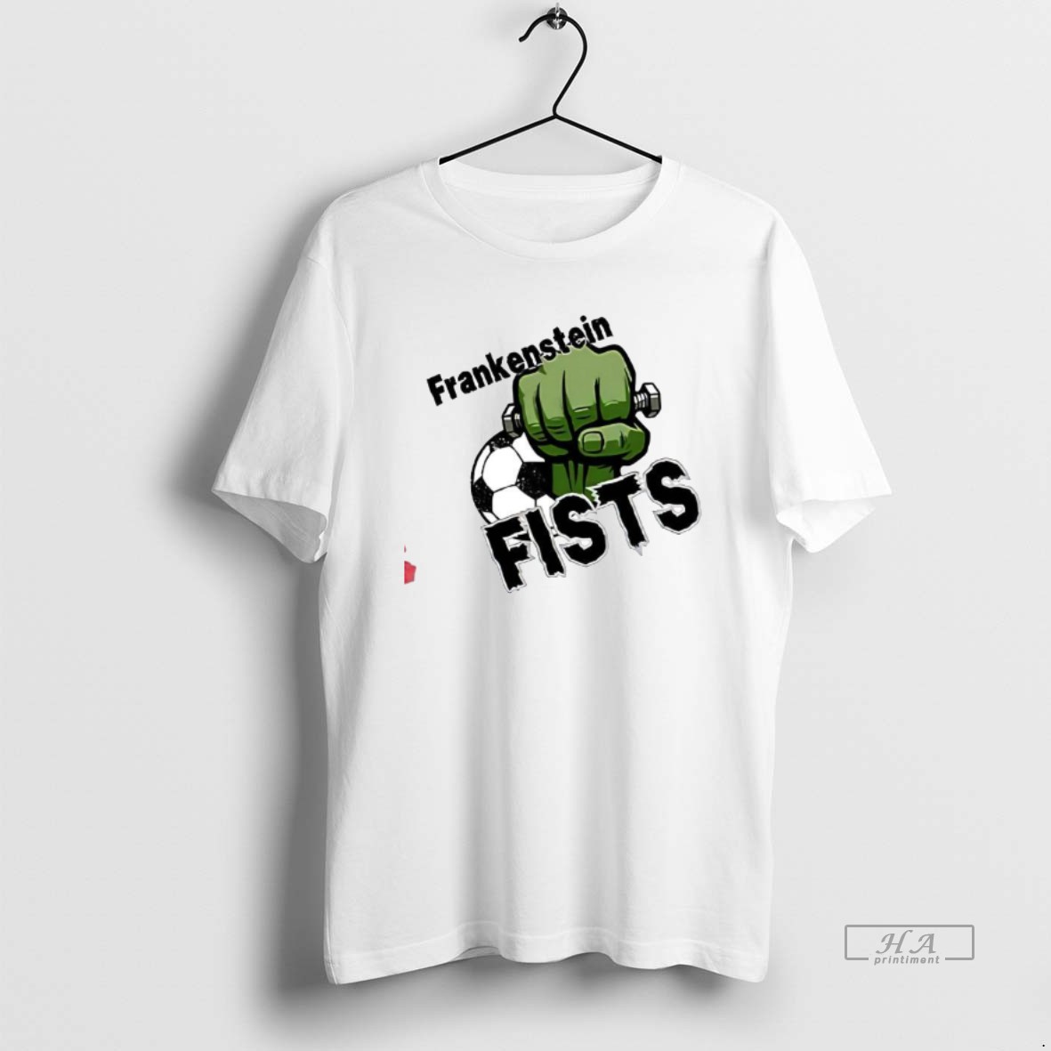 Official Frankenstein Fists Soccer Hand T Shirt