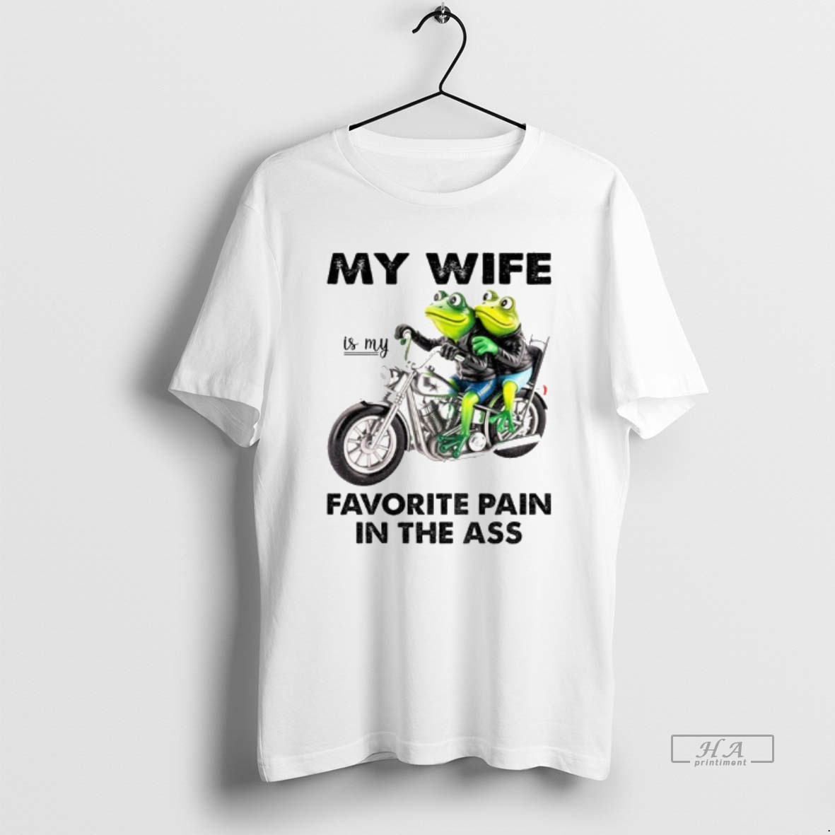 Official Frogs My Wife Is My Favorite Pain In The Ass Funny Meme Shirt 2