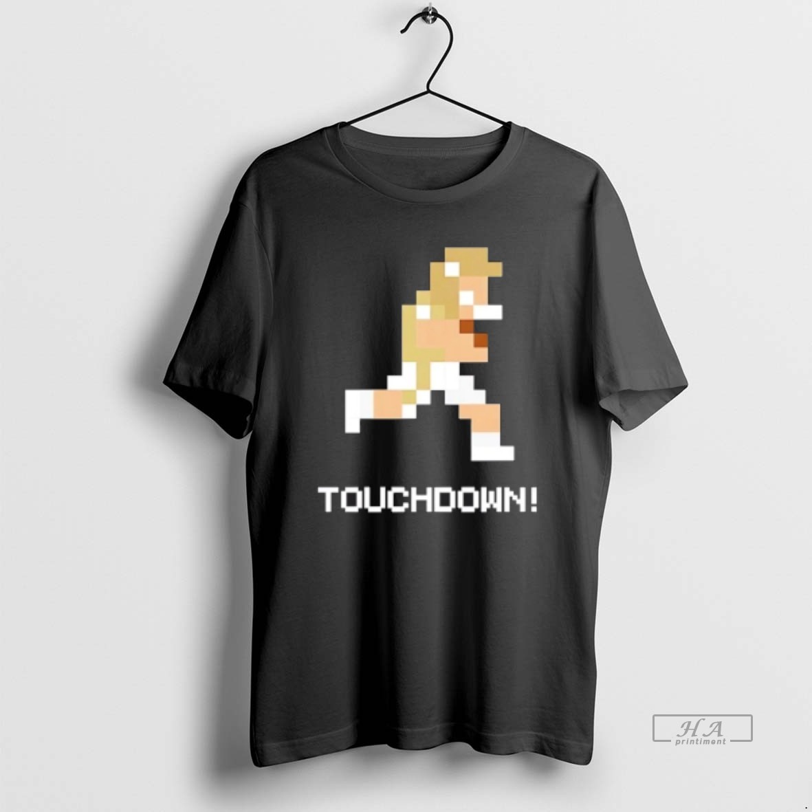 Official Georgia Tech Yellow Jackets 8 Bit Techmo Bowl Touchdown T Shirt