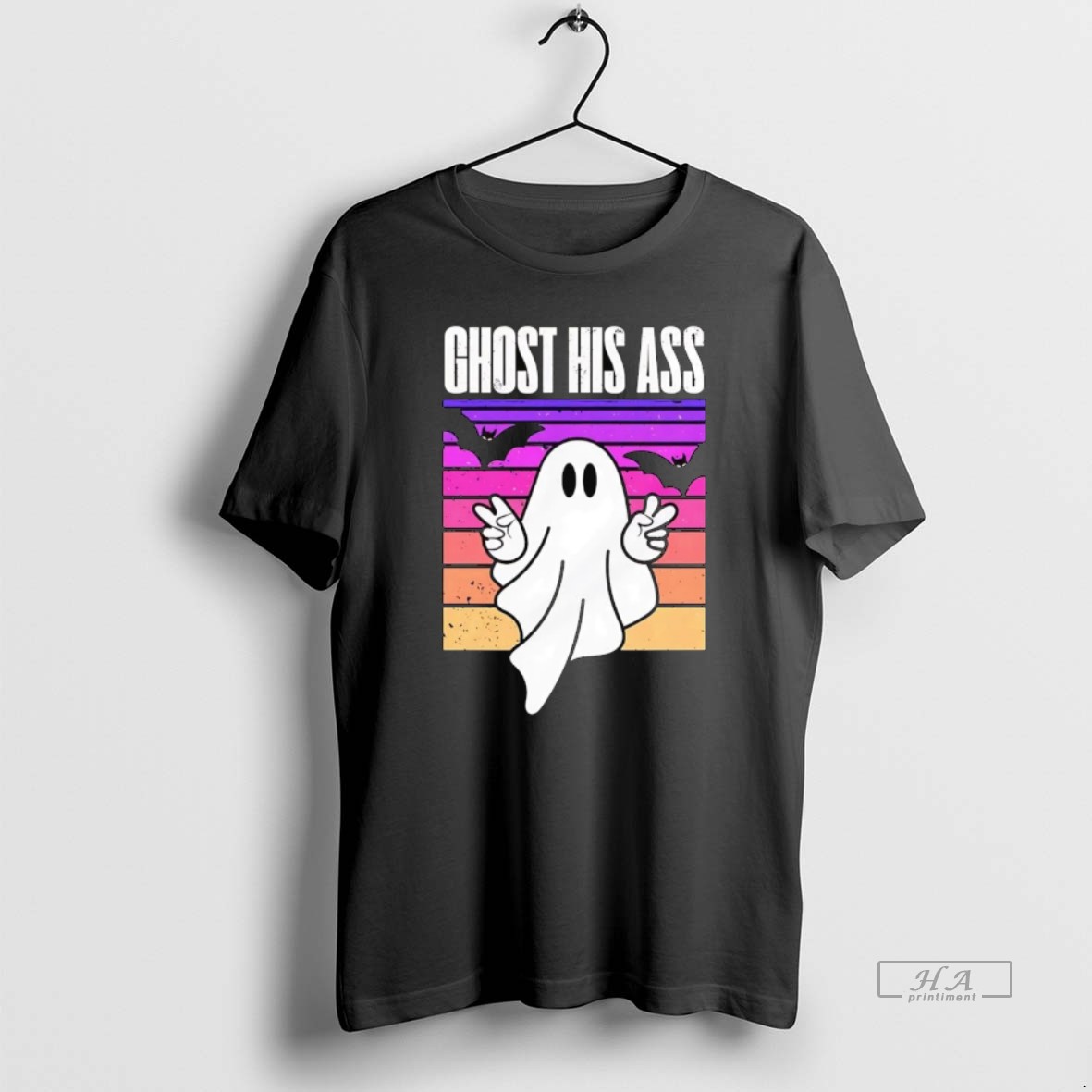 Official Ghost His Ass Halloween T Shirt