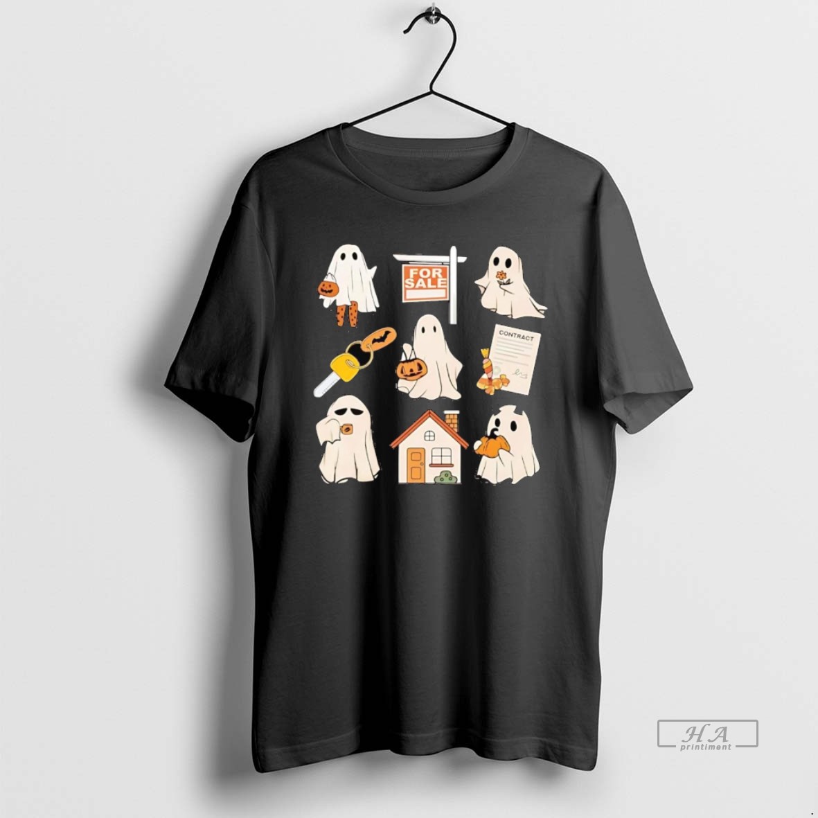 Official Ghost Real Estate Halloween T Shirt