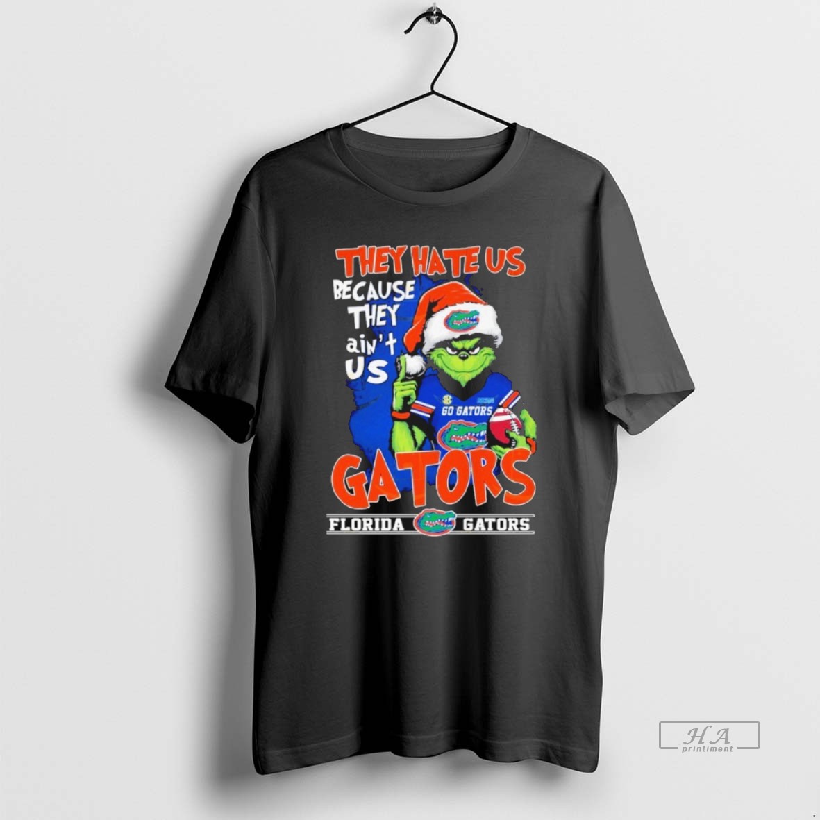 Official Grinch They Hate Us Because They Aint Us Florida Gators Shirt