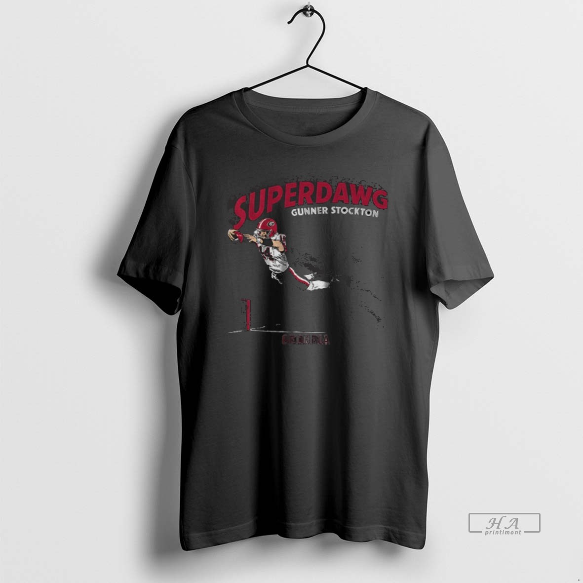 Official Gunner Stockton Georgia Bulldogs Super Gunner Stockton Football Shirt