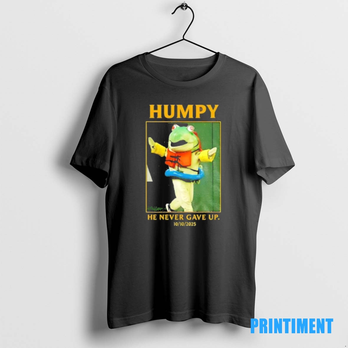 Official Humpy Salmon Seattle Mariners Mlb Baseball He Never Gave Up 2025 Tee Sweater Hoodie