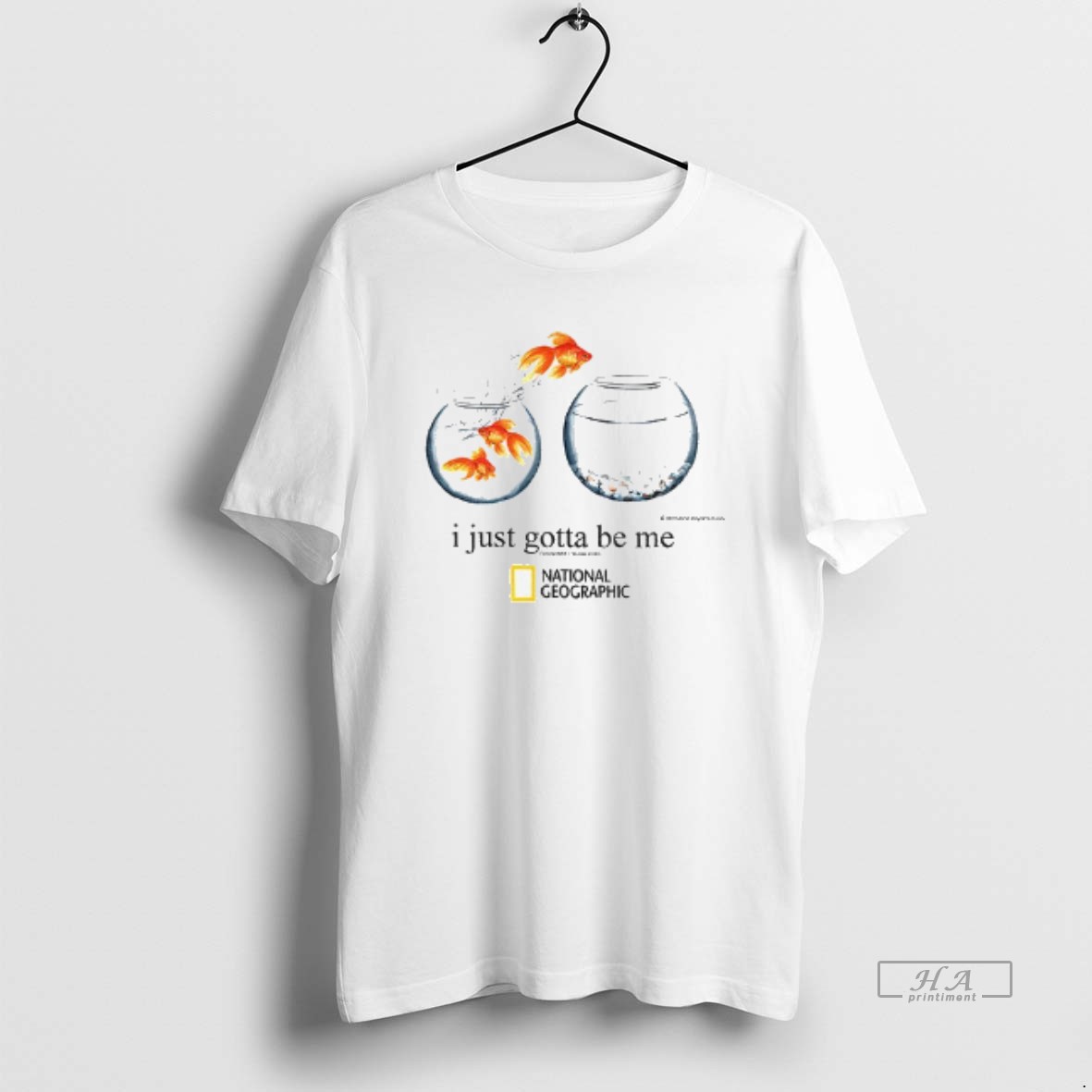 Official I Just Gotta Be Me Goldfish Shirt