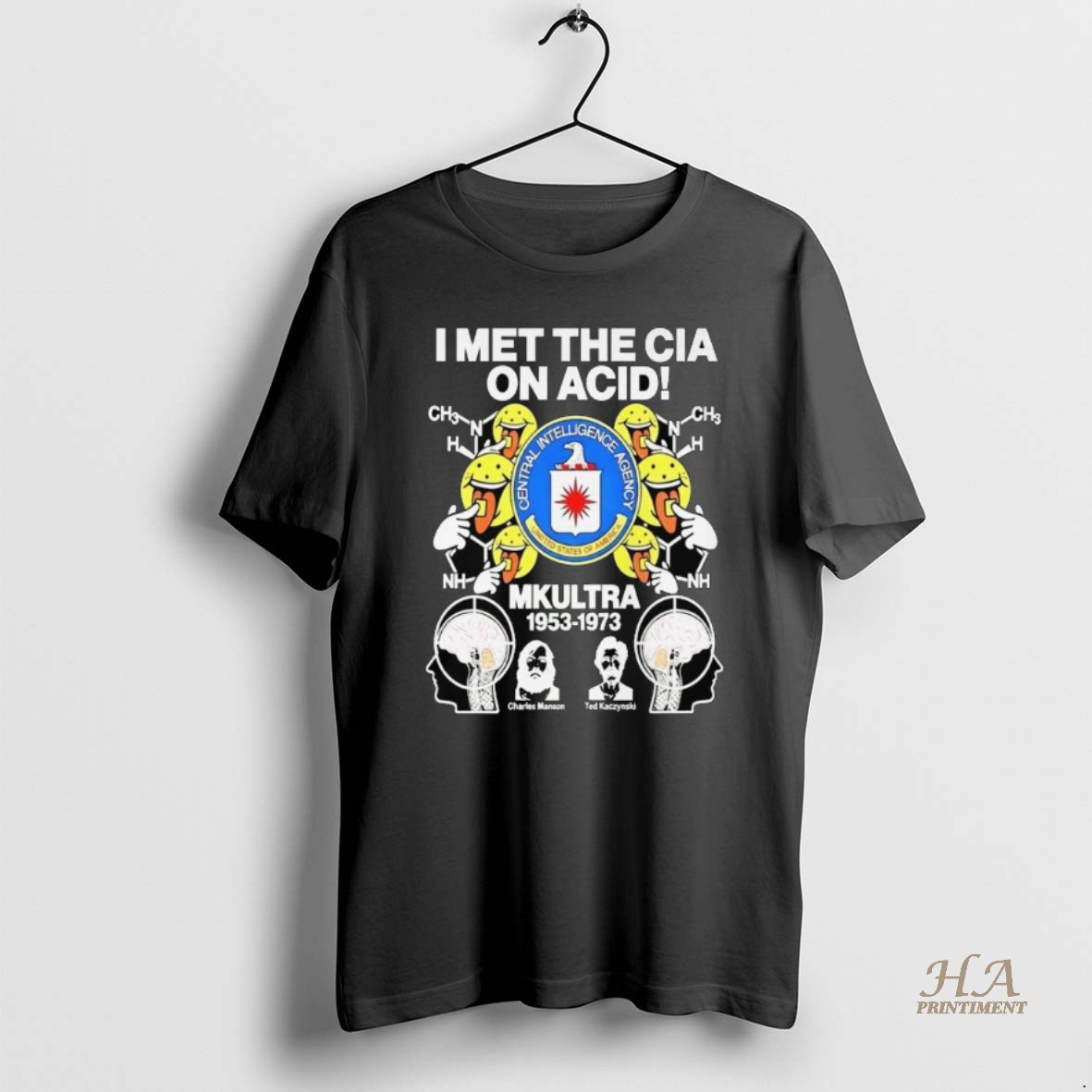 Official I Met The Cia On Acid Mkultra Central Intelligence Agency Long Sleve Shirt