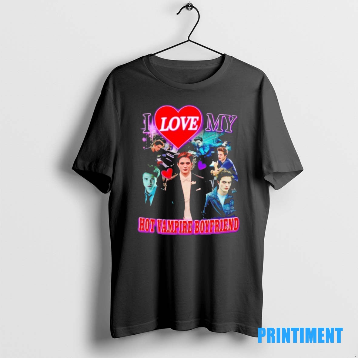 Official I Love My Hot Vampire Boyfriend Tee Sweater Hoodie