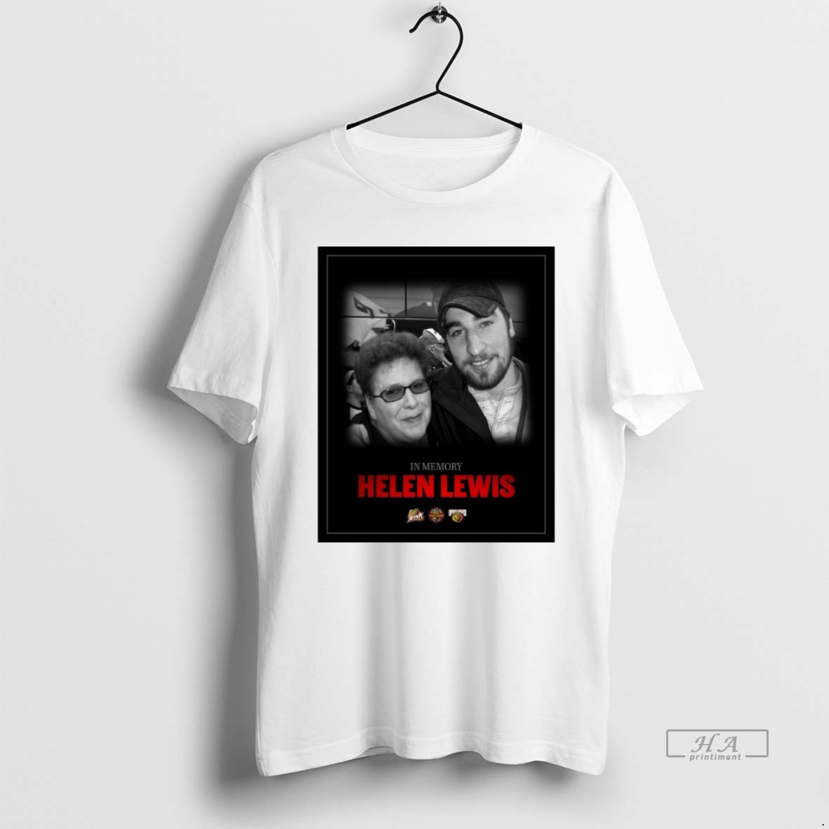 Official In Memory Attack Pak Fan Club President Helen Lewis Owen Sound Attack Shirt