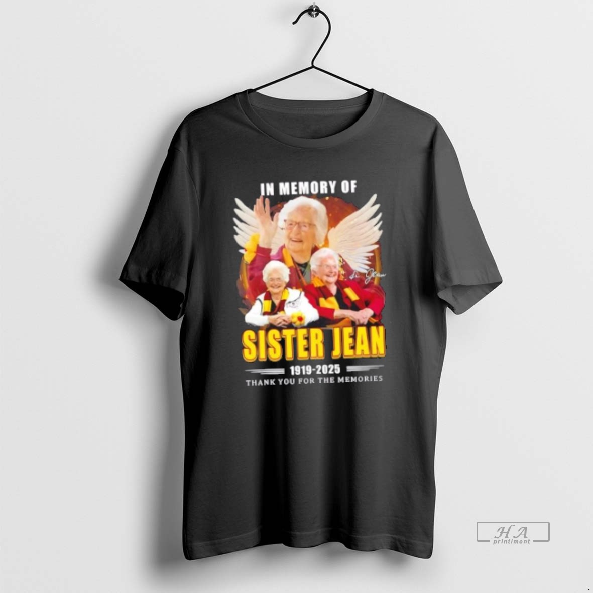 Official In Memory Of Sister Jean 1919 2025 Thank You For The Memories Shirt