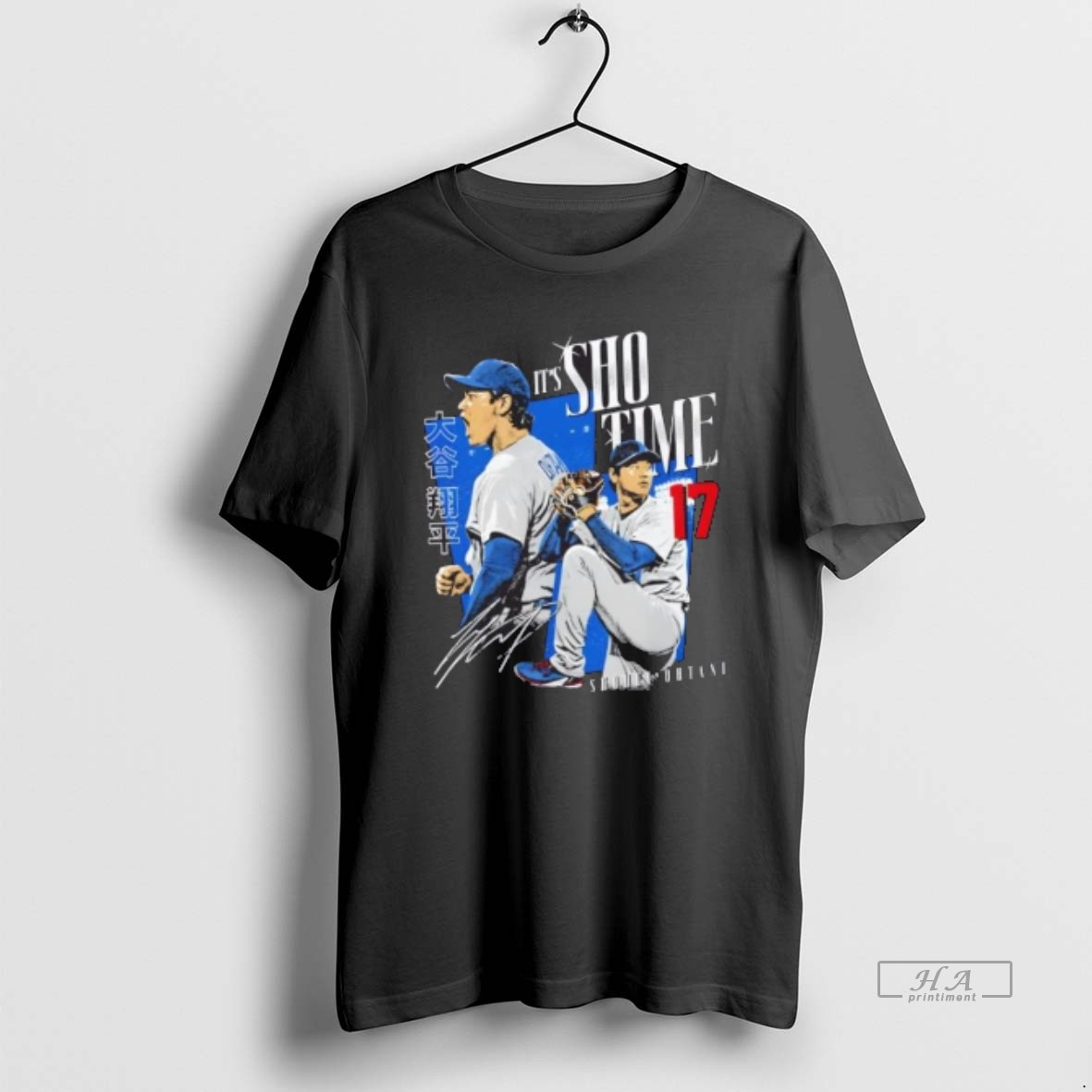 Official Its Sho Time Los Angeles Dodgers Shohei Ohtani Signature T Shirt