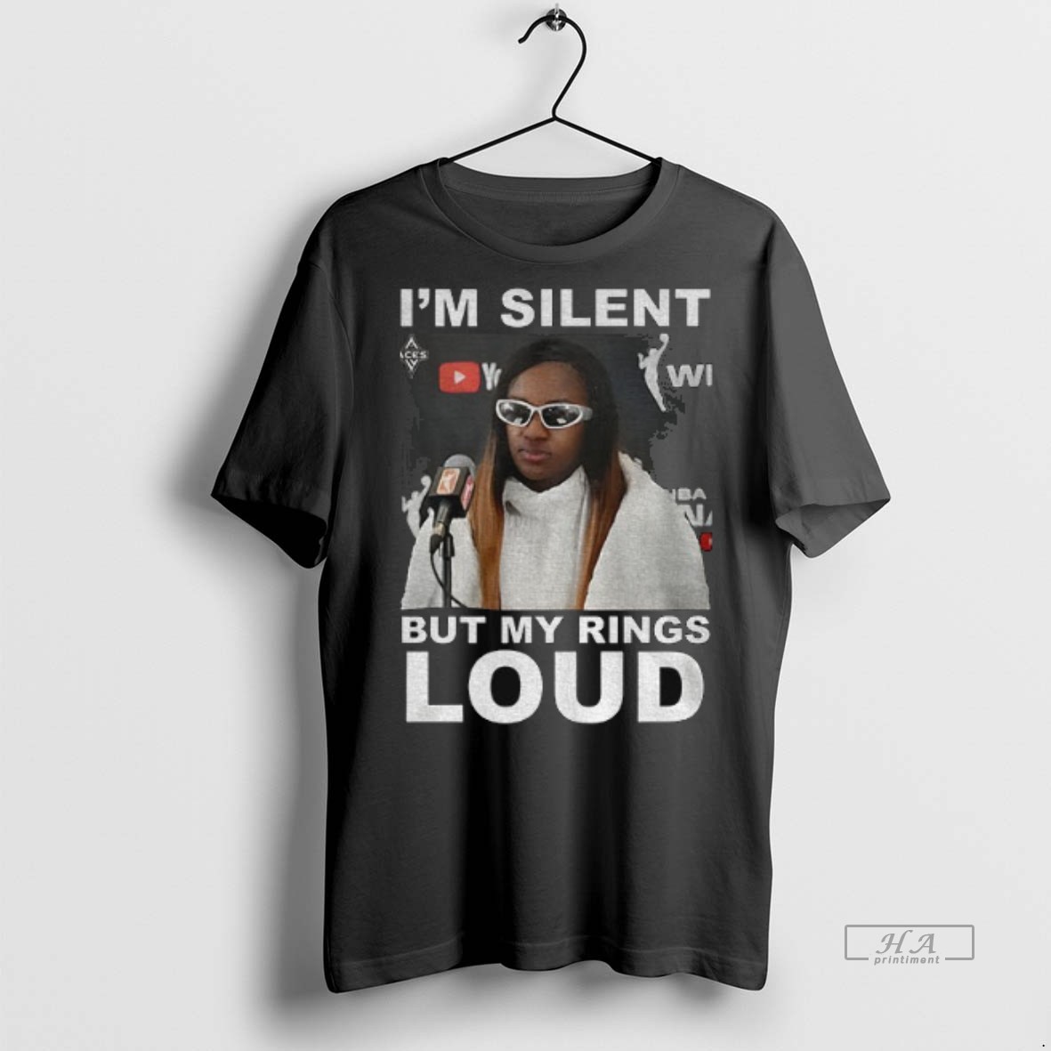 Official Jackie Young Im Silent But My Rings Loud Shirt Hoodie