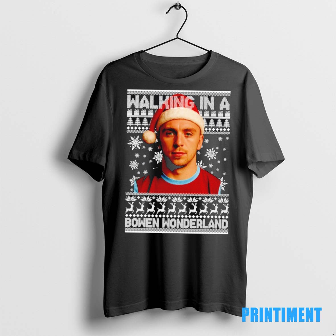 Official Jared Bowen Walking In A Bowen Wonderland Christmas Tee Sweater Hoodie