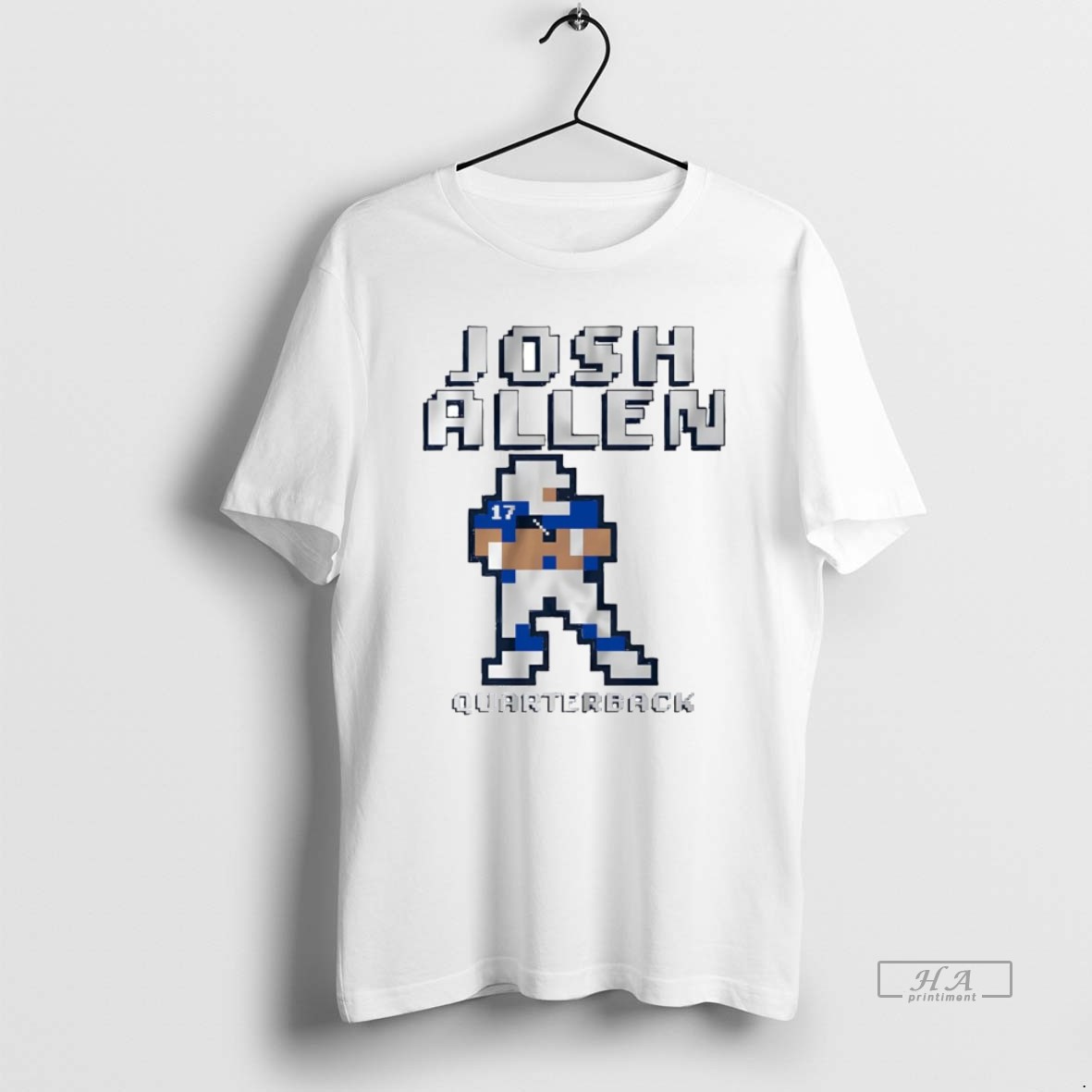 Official Josh Allen Quarterback Baller Pixel Bills T Shirt