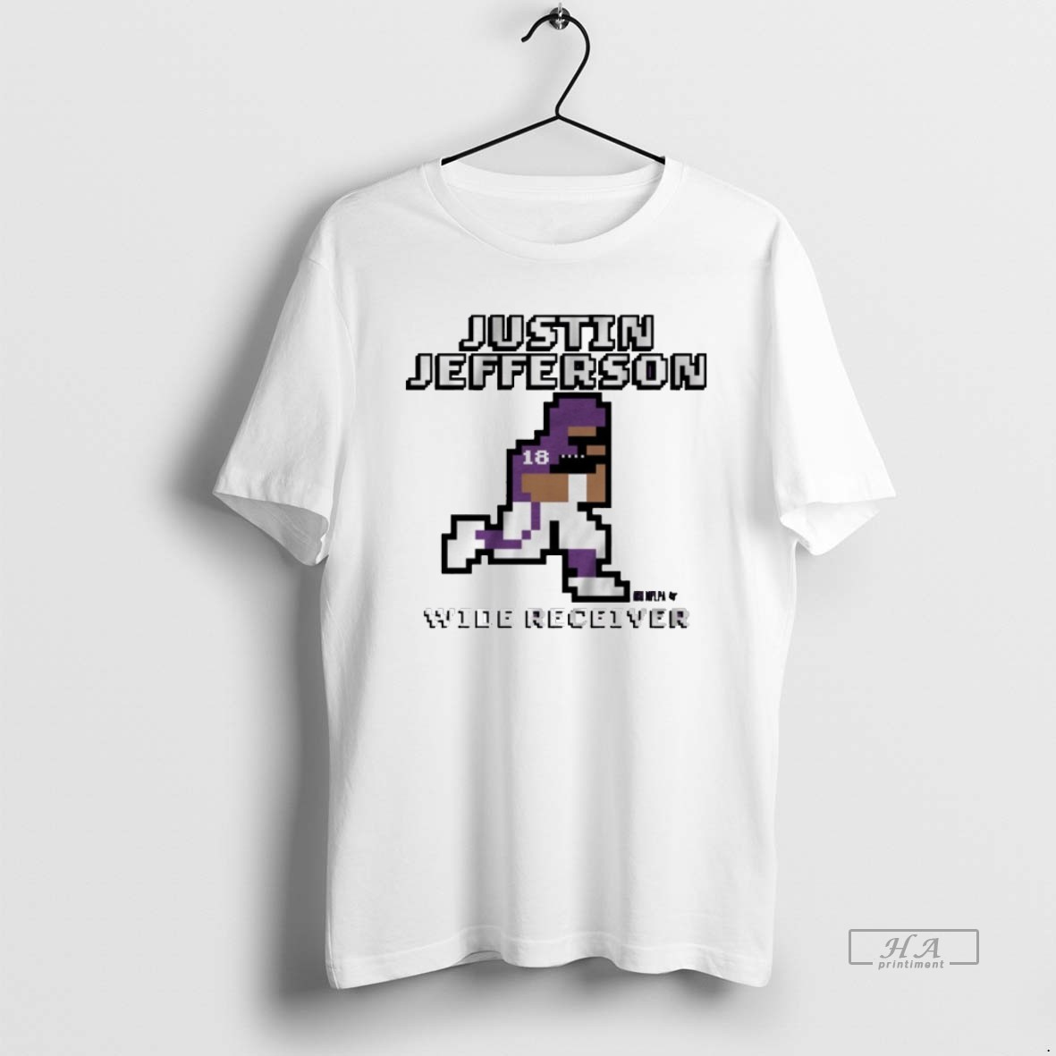 Official Justin Jefferson Retro Baller Wide Receiver Minnesota Vikings Nfl Shirt