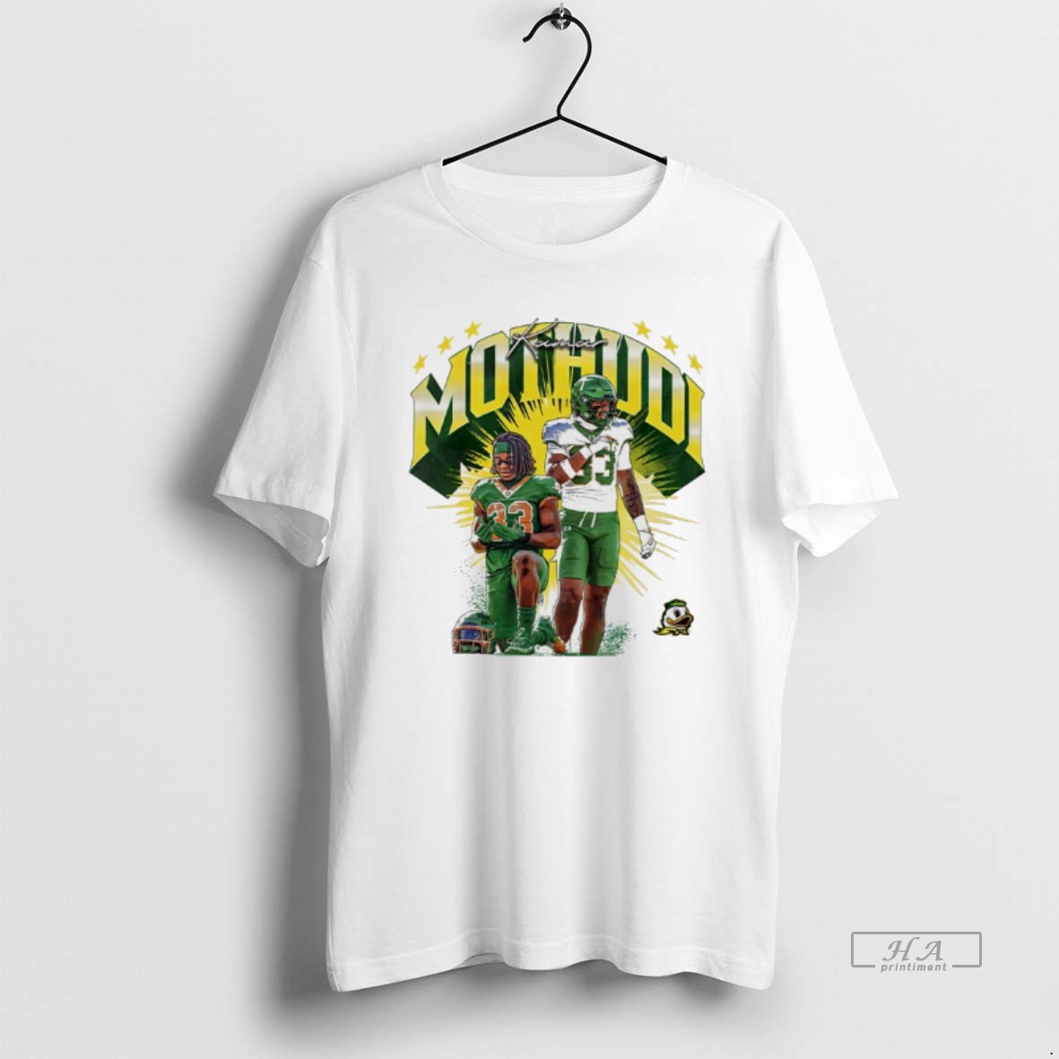 Official Kamar Mothudi Oregon Ducks Linebacker Player Vintage Shirt