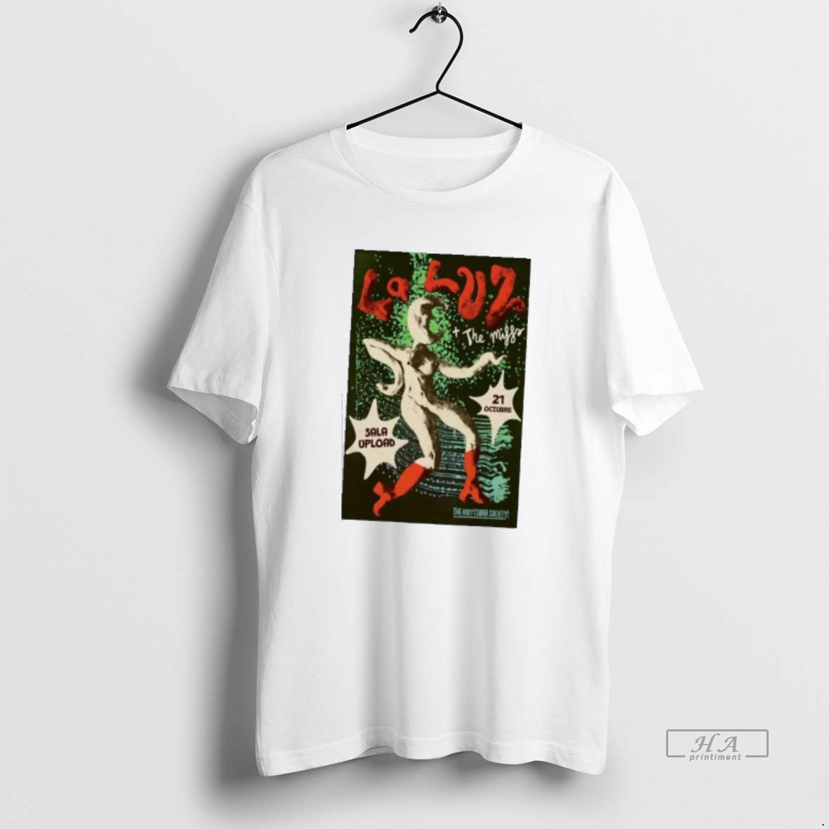 Official La Luz Sala Upload Barcelona October 21 2025 Concert T Shirt