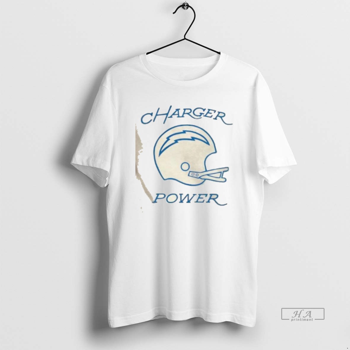Official Los Angeles Chargers Power Football T Shirt