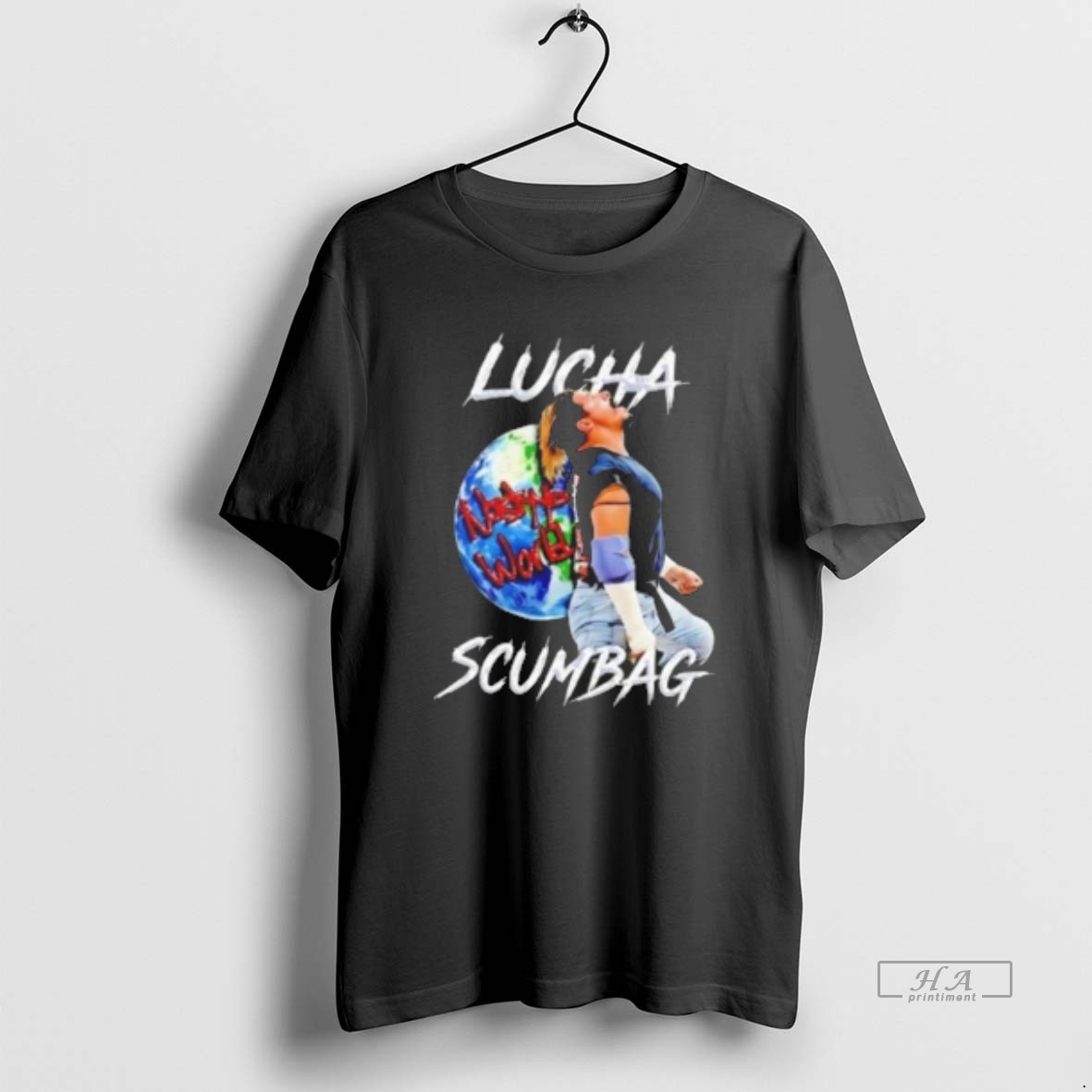 Official Lucha Scumbag Chris Nastyy T Shirt