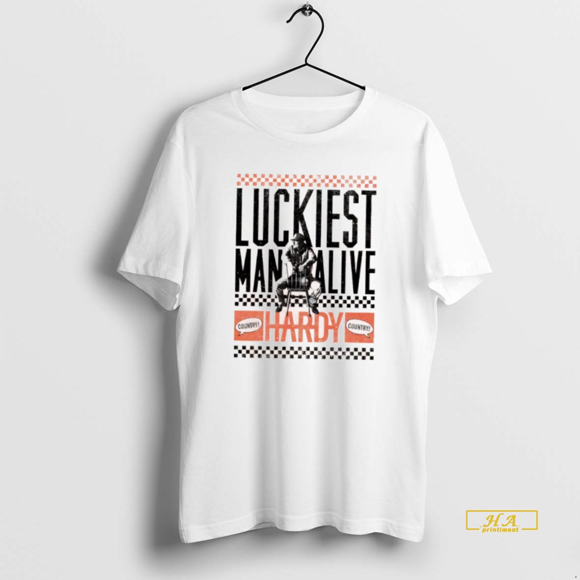 Official Luckiest Man Alive Hardy Country Shirt