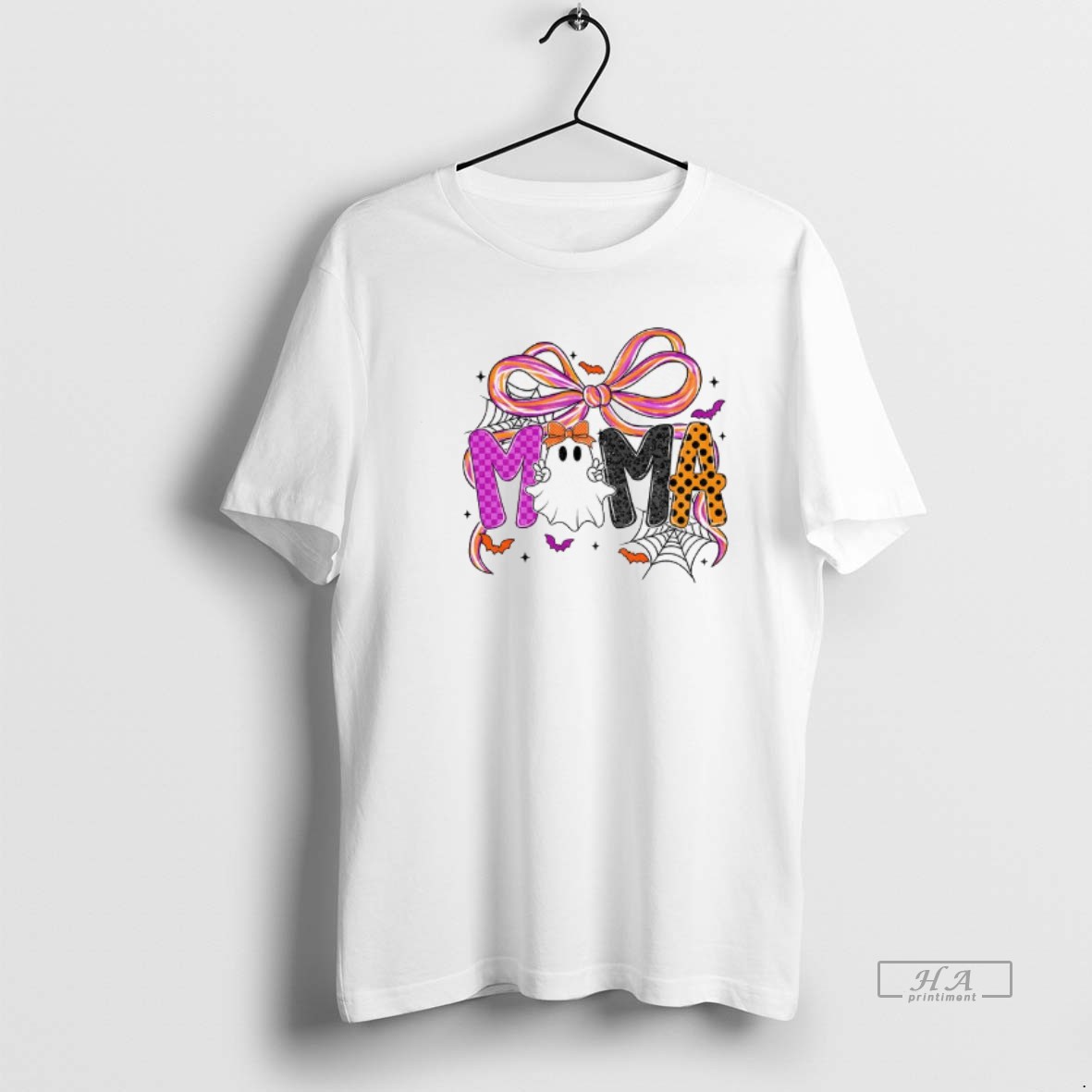 Official Mama Coquette Bow Witchy Vibes Spooky Halloween 2025 Shirt