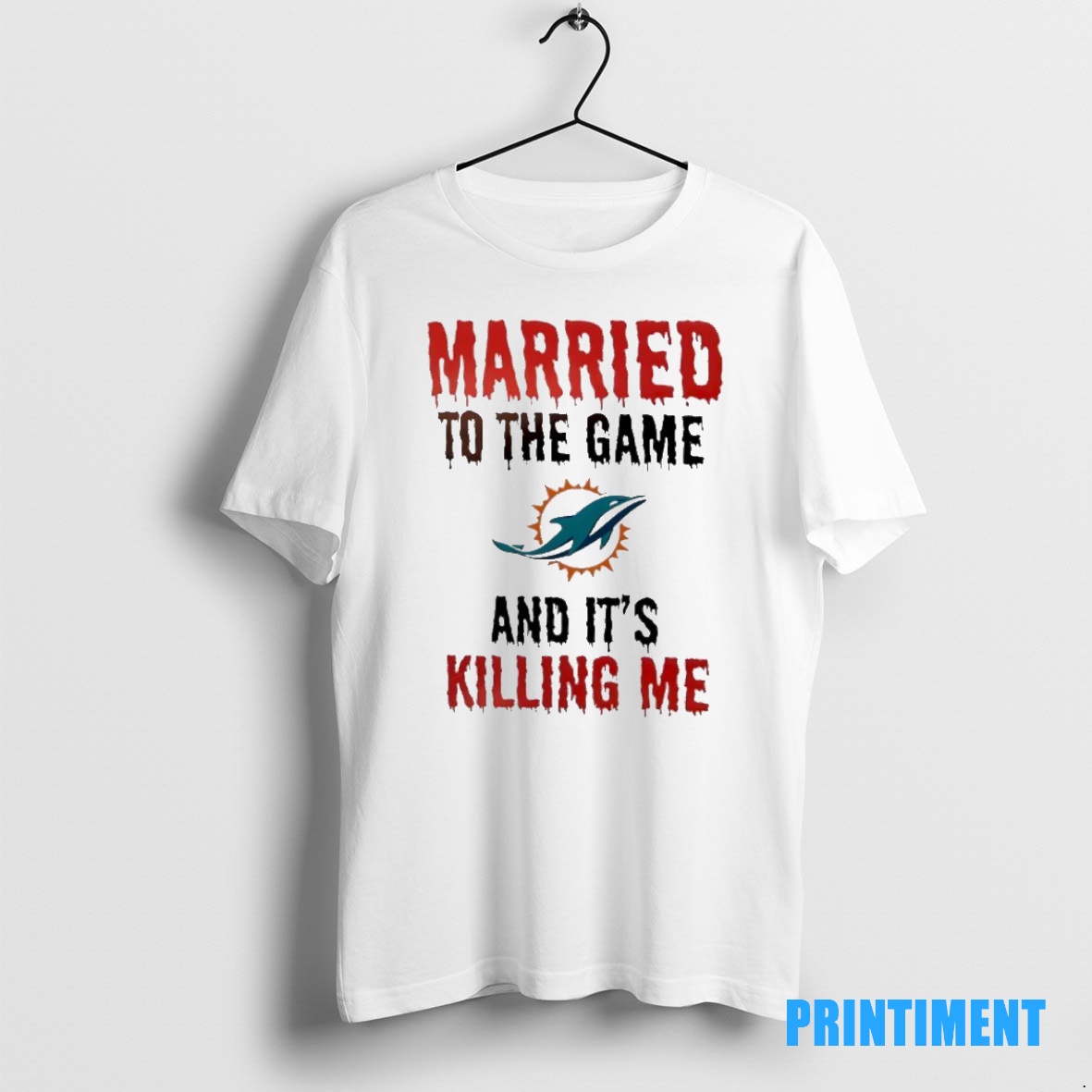 Official Married To The Game And Its Killing Me Miami Dolphins Tee Sweater Hoodie