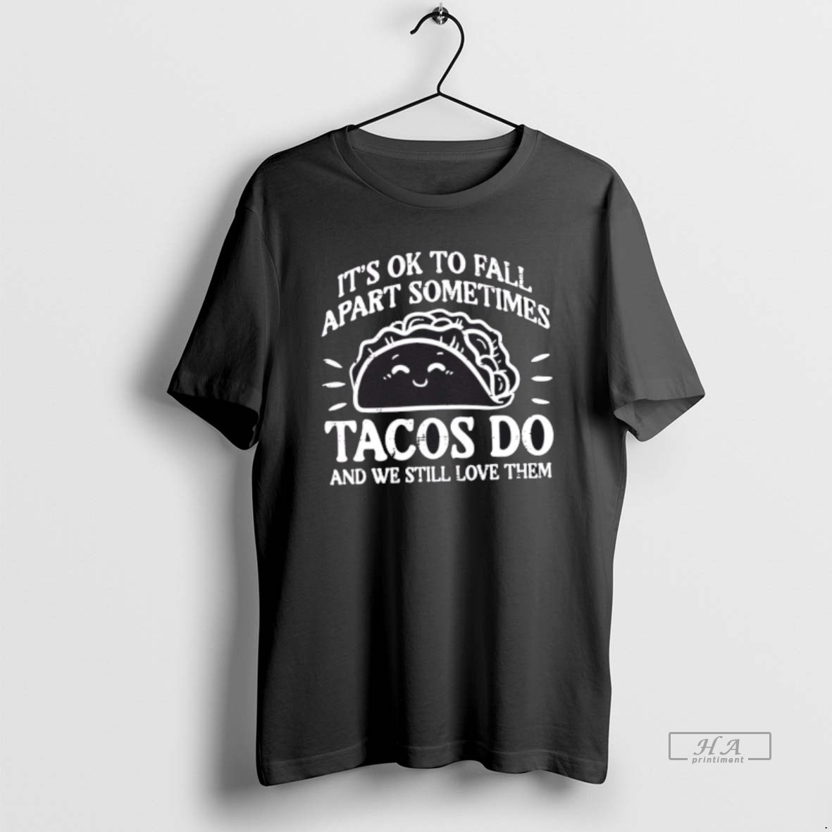 Official Mental Health Ok To Fall Apart Taco Awareness Shirt