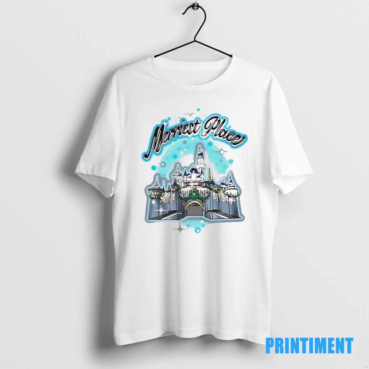 Official Merriest Place Merry Christmas Tee Sweater Hoodie